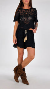 Short crochet smerlato H.