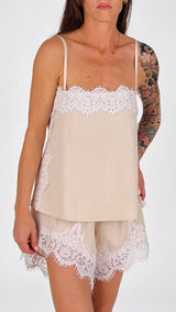 Top lingerie pizzo spacchi H.