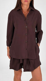 Camicia cupro 3/4 H.
