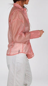 Camicia organza doppia abbottonatura H.