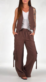 Cargo lino natural H.