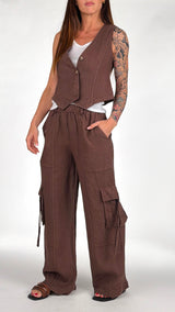 Cargo lino natural H.