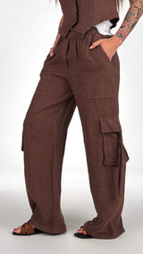 Cargo lino natural H.