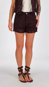 Short tulle ricamato H.