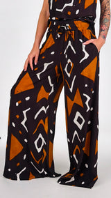 Pantalone fantasia geometrica H.