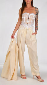 Pantalone pences viscosa soft Vic.