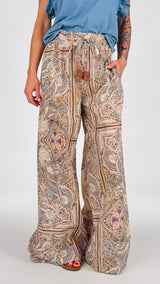 Pantalone palazzo cachemire T.