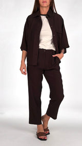 Camicia kimono washed H.