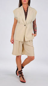 Gilet lino aletta Vic.