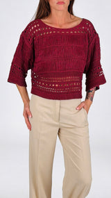 Maglia crochet filI Vic.