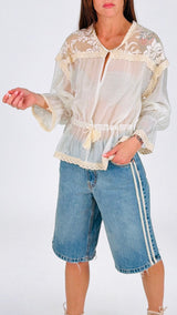 Camicia organza devorè H.