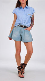 Short Ivy light blu