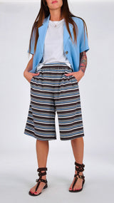 Bermuda jersey righe T.