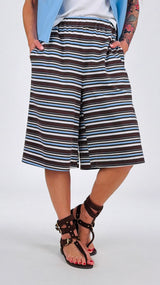 Bermuda jersey righe T.