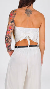 Top fascia lino viscosa H.
