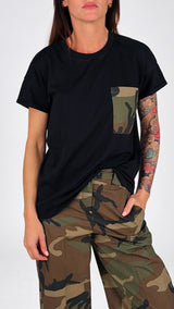 T-shirt tasca camu T.