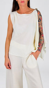 Camicia anello viscosa flare H.