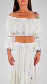 Crop top intarsi Lola