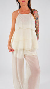 Top organza balze H.