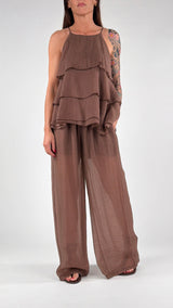 Top organza balze H.