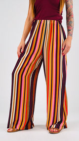 Pantalone righe colorate H.
