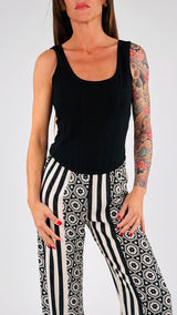 Canotta bustier H.
