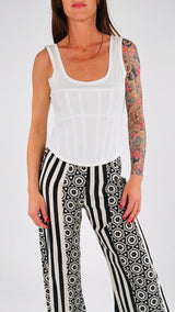 Canotta bustier H.