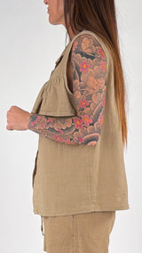 Camicia balza lino cotone Athena