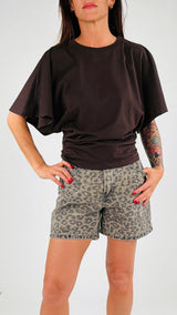 T- shirt kimono arriccio