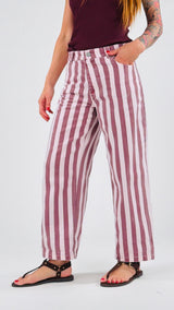 Pantalone drill rigato T.