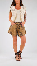 Short farfalla camu H.