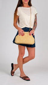 Pochette rafia