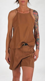 Top americano cupro soft H.
