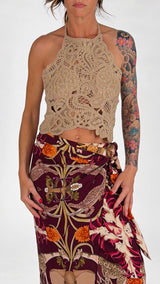 Top fazzoletto crochet Vic.