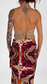 Top fazzoletto crochet Vic.