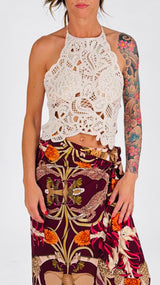 Top fazzoletto crochet Vic.