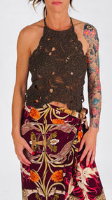 Top fazzoletto crochet Vic.