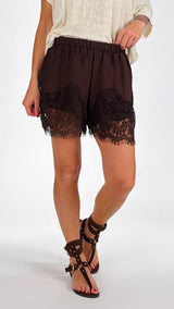 Short pizzo lino viscosa H.