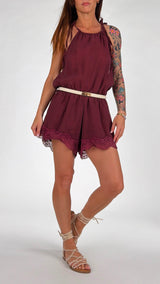 Tutina americana short pizzo H.