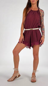 Tutina americana short pizzo H.