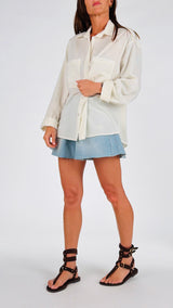 Camicia mussola tasche H.