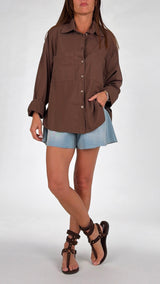 Camicia mussola tasche H.