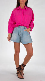Camicia mussola tasche H.