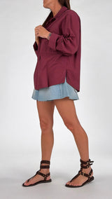 Camicia mussola tasche H.