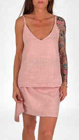 Top lingerie lino stuoia H.