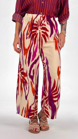 Pantalone palme sfumate H.