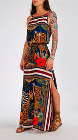 Abito sottoveste giraffe Vic.
