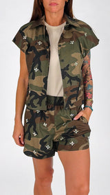 Camicia camu cabochon T.