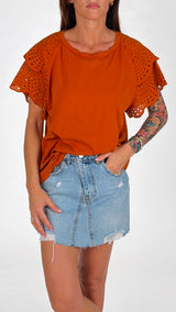 T-shirt doppia calla san gallo Twin