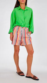 Short righe multicolor Vic.